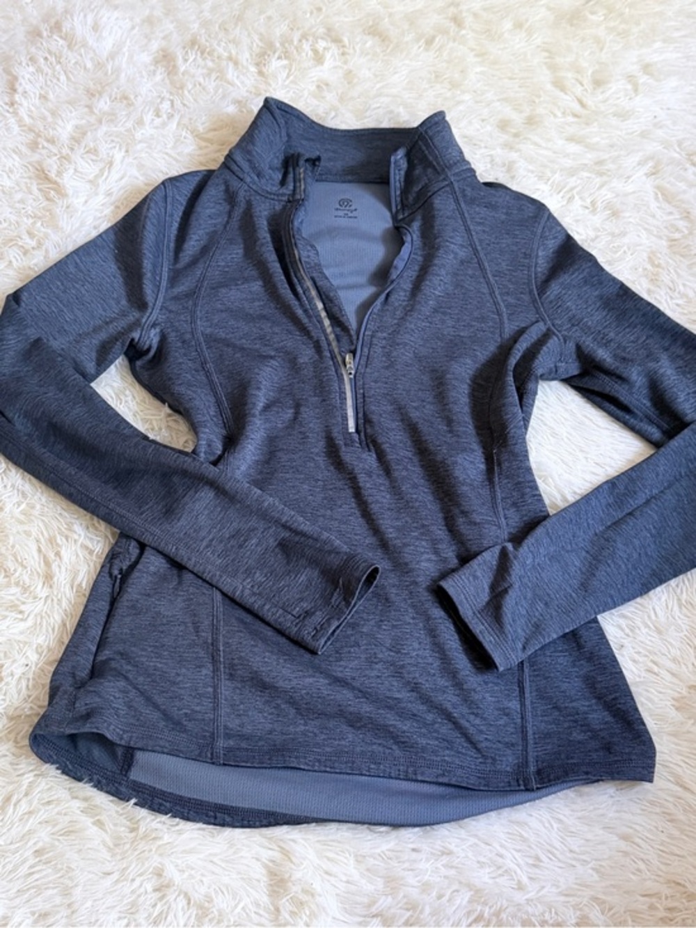 Champion Women's Charcoal Gray Quarter-Zip Pullover